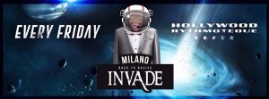 Hollywood Milano venerdì 28 Settembre 2018 – Lista Suite